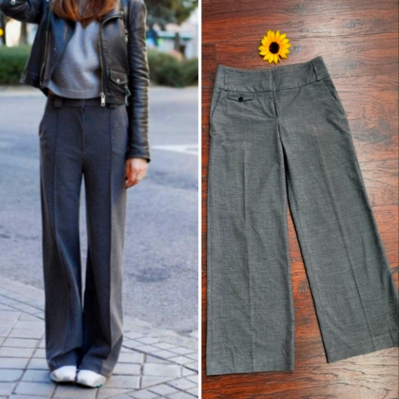 H&M Pants - H&M GRAY WIDE LEG/FLARE PANTS